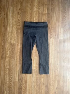 Lululemon Run Inspire II Cropped Leggings Capri - Herringbone - 6